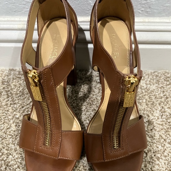 Michael Kors Women's Berkley T-Strap Platform Dress Sandals - Picture 10 of 10